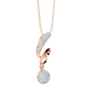 Bailey Round Diamond Office Wear Pendant